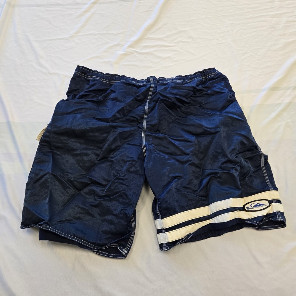 Vintage Quicksilver Board Shorts Men's Swim Trunks Size 44 Made in USA 80's 90's